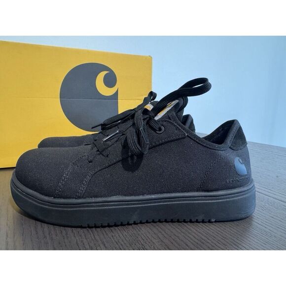 Carhartt Detroit Low Nano Toe Shoes Women's 8 M FC2461-W Black Sneakers Work - Picture 3 of 7
